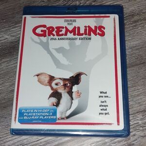 Gremlins 25th anniversary Edition Blu Ray Disc  New Sealed